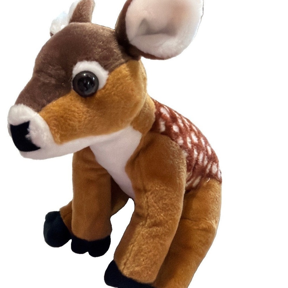 Wild Republic 12in Brown Spotted Fawn Realistic Woodland Deer - Picture 3 of 8